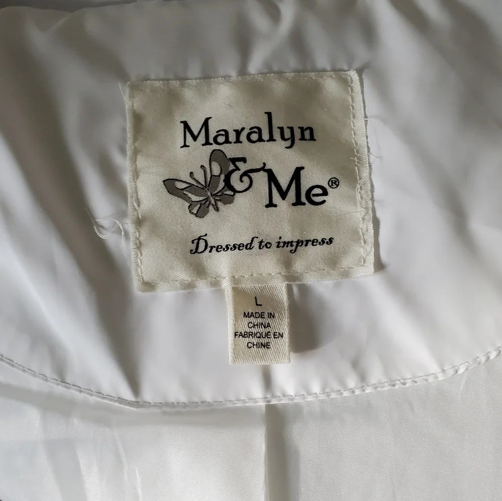 Maralyn & Me white puffer jacket - Picture 3 of 9